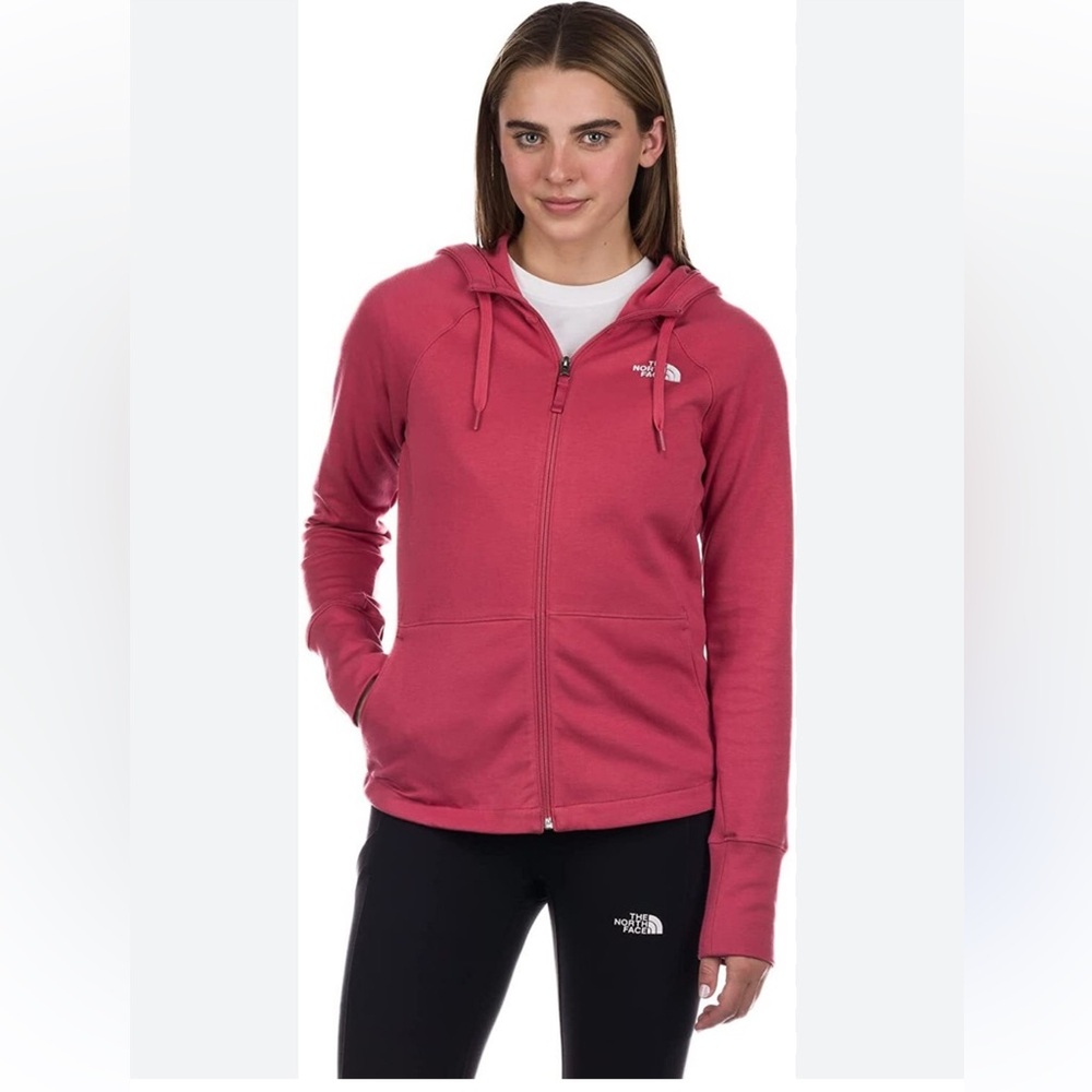 Womens The North Face Ladies Eco Ridge Full Zip Hoody Jacket Coat Top Sz M